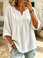 Women's Henley Blouse