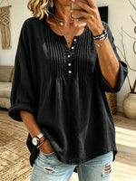 Women's Henley Blouse
